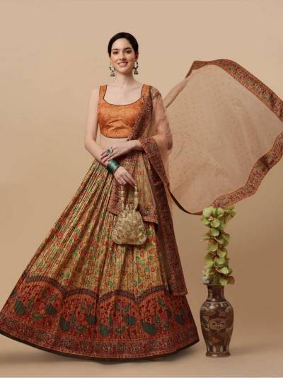 Series 1501 To 1510 By Saptrangi Fancy Digital Printed Lehenga Choli Collection